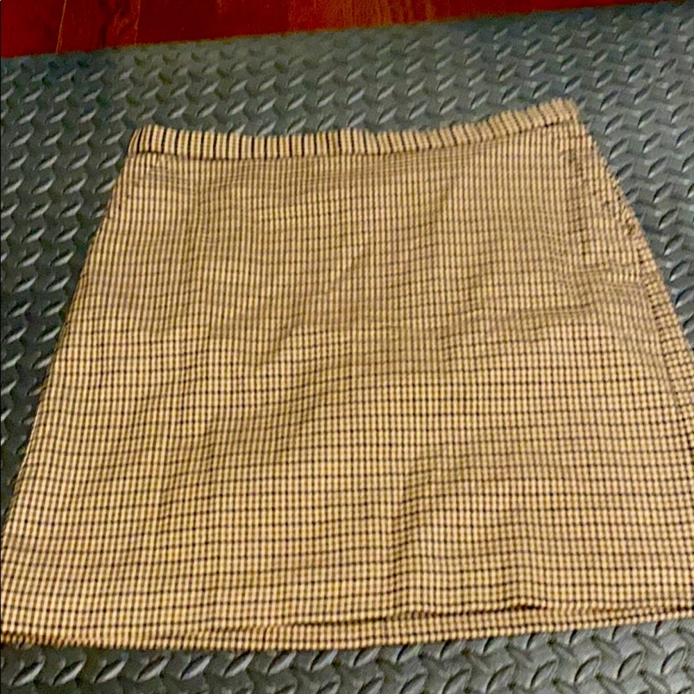 Brown and black skirt